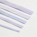 Stretch Rope Clothing Elastic Ribbon Trim Sewing Fabric DIY Garment Accessories, Width:3mm 180 Yards(White)