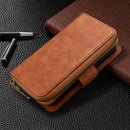 For iPhone 11 Detachable Multifunctional Horizontal Flip Leather Case with Card Slots & Zipper Wallet & Photo Frame(Brown)
