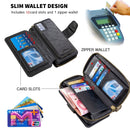 For Galaxy S20 Plus Detachable Multifunctional Horizontal Flip Leather Case with Card Slots & Zipper Wallet & Photo Frame(Black)