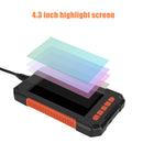 P40 8mm HD Waterproof Portable Integrated Hand-held Vertical Screen Industry Endoscope, Length:5m(Flexible Wire)