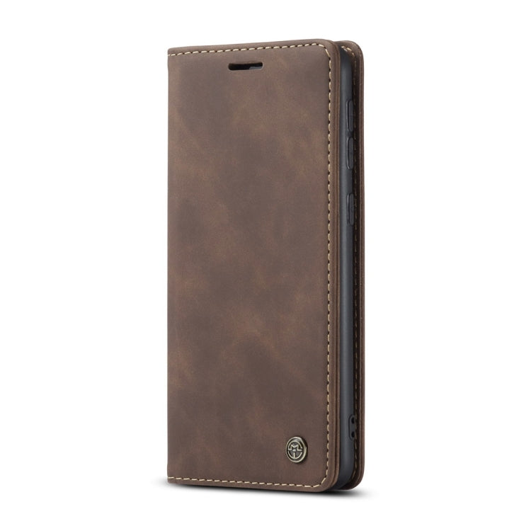 For Galaxy M30S / M21 CaseMe-013 Multifunctional Horizontal Flip Leather Case with Card Slot & Holder & Wallet(Coffee)