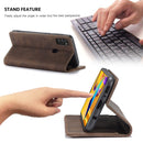 For Galaxy M30S / M21 CaseMe-013 Multifunctional Horizontal Flip Leather Case with Card Slot & Holder & Wallet(Coffee)