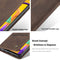 For Galaxy M30S / M21 CaseMe-013 Multifunctional Horizontal Flip Leather Case with Card Slot & Holder & Wallet(Coffee)