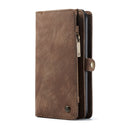 For Galaxy A71 CaseMe Detachable Multifunctional Horizontal Flip Leather Case, with Card Slot & Holder & Zipper Wallet & Photo Frame(Brown)