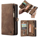 For Galaxy A71 CaseMe Detachable Multifunctional Horizontal Flip Leather Case, with Card Slot & Holder & Zipper Wallet & Photo Frame(Brown)