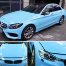 1.52 x 0.5m Auto Car Decorative Wrap Film Crystal PVC Body Changing Color Film(Crystal Sky Blue)