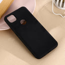 For Google Pixel 4a Pure Color Liquid Silicone Shockproof Full Coverage Case(Black)