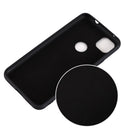 For Google Pixel 4a Pure Color Liquid Silicone Shockproof Full Coverage Case(Black)