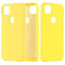 For Google Pixel 4a Pure Color Liquid Silicone Shockproof Full Coverage Case(Yellow)