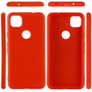 For Google Pixel 4a Pure Color Liquid Silicone Shockproof Full Coverage Case(Red)