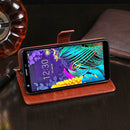 For LG K30 (2019) idewei Crazy Horse Texture Horizontal Flip Leather Case with Holder & Card Slots & Wallet(Dark Blue)