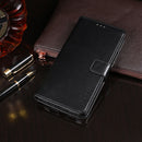 For Ulefone Note 7 idewei Crazy Horse Texture Horizontal Flip Leather Case with Holder & Card Slots & Wallet(Black)