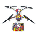 STARTRC For DJI Mavic Air 2 PVC Machine Body + Remote Control + Battery Decorative Stickers Set(Animated Graffiti)
