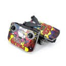 STARTRC For DJI Mavic Air 2 PVC Machine Body + Remote Control + Battery Decorative Stickers Set(Animated Graffiti)
