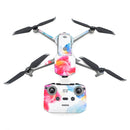 STARTRC For DJI Mavic Air 2 PVC Machine Body + Remote Control + Battery Decorative Stickers Set(Ink Cloud)