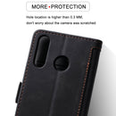 For Huawei Y7(2019) Retro Splicing Horizontal Flip Leather Case with Card Slots & Holder & Wallet(Green)