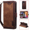 For iPhone 11 Pro Max Retro Splicing Horizontal Flip Leather Case with Card Slots & Holder & Wallet(Brown)