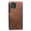 For iPhone 11 Retro Splicing Horizontal Flip Leather Case with Card Slots & Holder & Wallet(Blue)