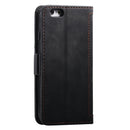 For iPhone SE 2022 / SE 2020 / 8 / 7 Retro Splicing Horizontal Flip Leather Case with Card Slots & Holder & Wallet(Black)