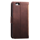 For iPhone SE 2022 / SE 2020 / 8 / 7 Retro Splicing Horizontal Flip Leather Case with Card Slots & Holder & Wallet(Brown)