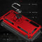 For Huawei Y9s Shockproof TPU + PC Protective Case with 360 Degree Rotating Holder(Silver)