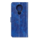 For Nokia 5.3 Retro Crazy Horse Texture Horizontal Flip Leather Case with Holder & Card Slots & Photo Frame & Wallet(Blue)