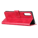For Sony Xperia L4 Retro Crazy Horse Texture Horizontal Flip Leather Case with Holder & Card Slots & Photo Frame & Wallet(Red)