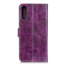 For Sony Xperia L4 Retro Crazy Horse Texture Horizontal Flip Leather Case with Holder & Card Slots & Photo Frame & Wallet(Purple)