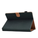 For 8 inch Solid Color Tablet PC Universal Magnetic Horizontal Flip Leather Case with Card Slots & Holder(Green)