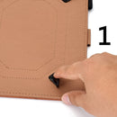 For 8 inch Solid Color Tablet PC Universal Magnetic Horizontal Flip Leather Case with Card Slots & Holder(Green)