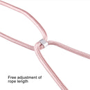 For iPhone XS Max Candy Color TPU Protective Case with Lanyard(Pink)