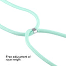 For iPhone 11 Candy Color TPU Protective Case with Lanyard(Dark Green)