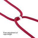 For iPhone 8 Plus / 7 Plus Transparent TPU Protective Case with Lanyard & Card Slot(Pink)