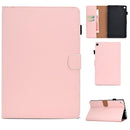 For Kindle Fire HD8 2016 / 2017 Solid Color Tablet PC Universal Magnetic Horizontal Flip Leather Case with Card Slots & Holder(Pink)