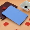 For Kindle Paperwhite 4 / 3 / 2 / 1 Solid Color Tablet PC Universal Magnetic Horizontal Flip Leather Case with Card Slots & Holder(Blue)