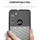 For Motorola Moto G8 Thunderbolt Shockproof TPU Soft Case(Blue)