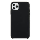 For iPhone 11 Pro Max Solid Color Solid Silicone Shockproof Case(Black)