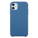 For iPhone 11 Solid Color Solid Silicone Shockproof Case (Ice Blue)