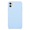 For iPhone 11 Solid Color Solid Silicone Shockproof Case(Lilac Purple)