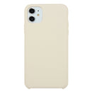 For iPhone 11 Solid Color Solid Silicone Shockproof Case(Antique White)