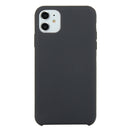 For iPhone 11 Solid Color Solid Silicone Shockproof Case(Ash)