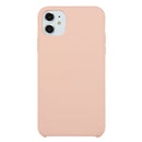 For iPhone 11 Solid Color Solid Silicone Shockproof Case(Sand Powder)