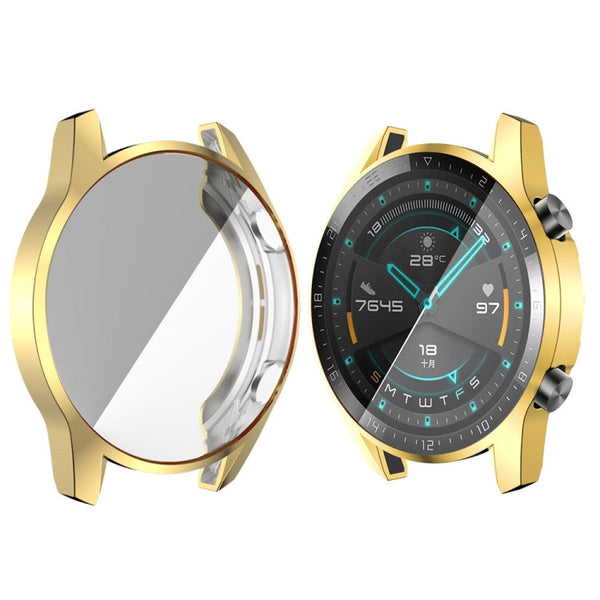 For Huawei Watch GT2 46mm TPU All Inclusive Watch Case(Golden)