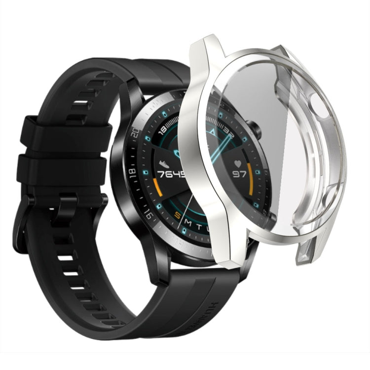 For Huawei Watch GT2 46mm TPU All Inclusive Watch Case(Silver)