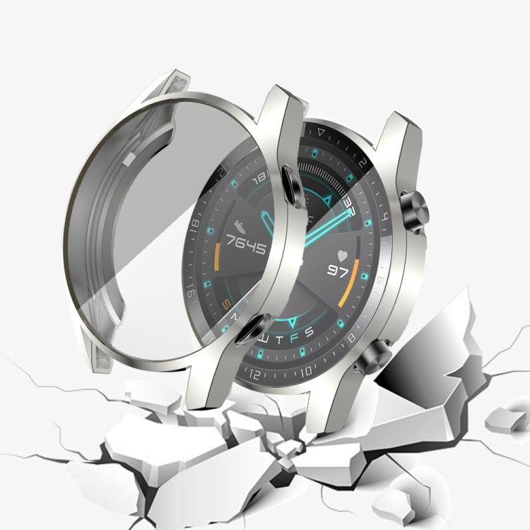 For Huawei Watch GT2 46mm TPU All Inclusive Watch Case(Silver)