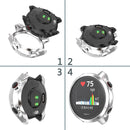 For Garmin Forerunner 245 TPU Electroplated Watch Case(Silver)