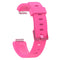 For Fitbit Inspire / Inspire HR Glossy Surface Silicone Watch Band, Size:S(Pink)