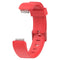 For Fitbit Inspire / Inspire HR Glossy Surface Silicone Watch Band, Size:S(Red)