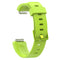 For Fitbit Inspire / Inspire HR Glossy Surface Silicone Watch Band, Size:S(Lime Green)