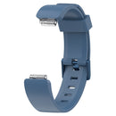 For Fitbit Inspire / Inspire HR Glossy Surface Silicone Watch Band, Size:S(Blue Grey)